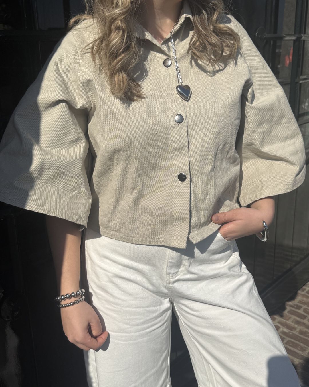 Fenna top beige