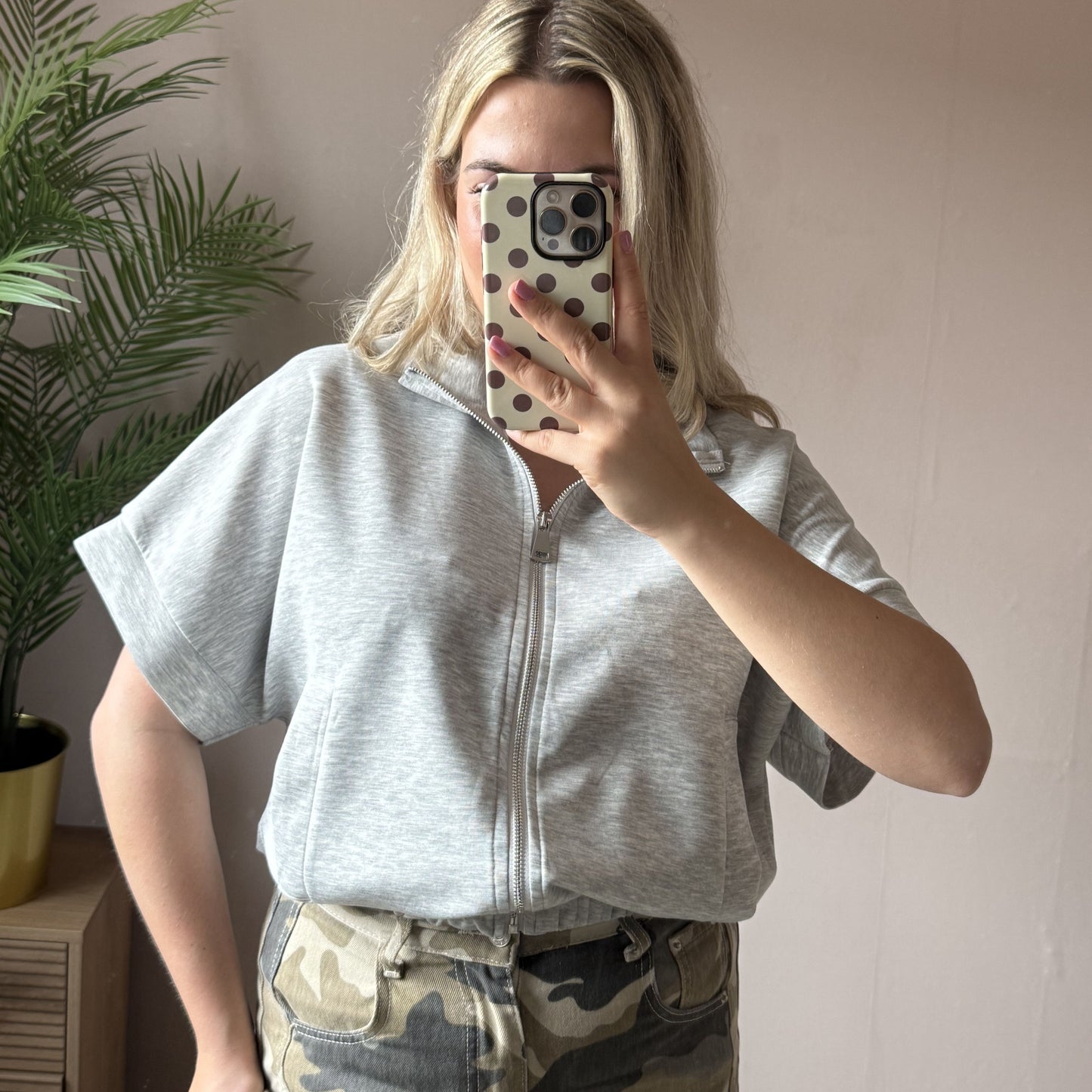 Eva gilet grijs