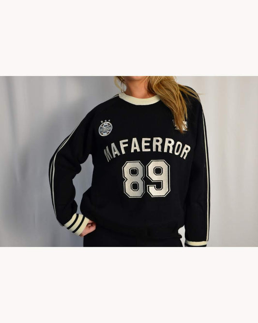 Valerie | Jogging pak | Zwart \ wit