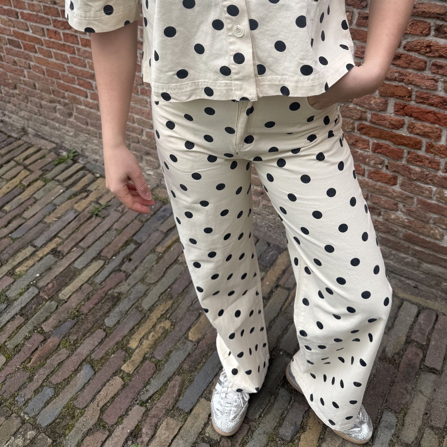 Fem stippen jeans