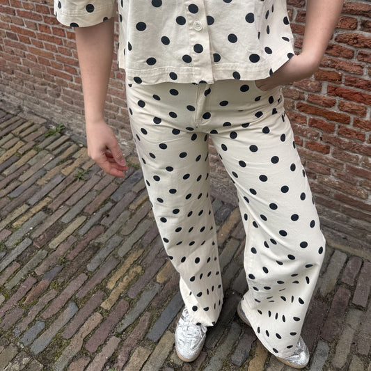 Fem stippen jeans