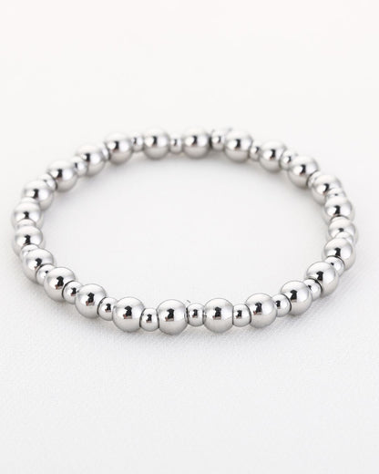 Mae kralen armband zilver