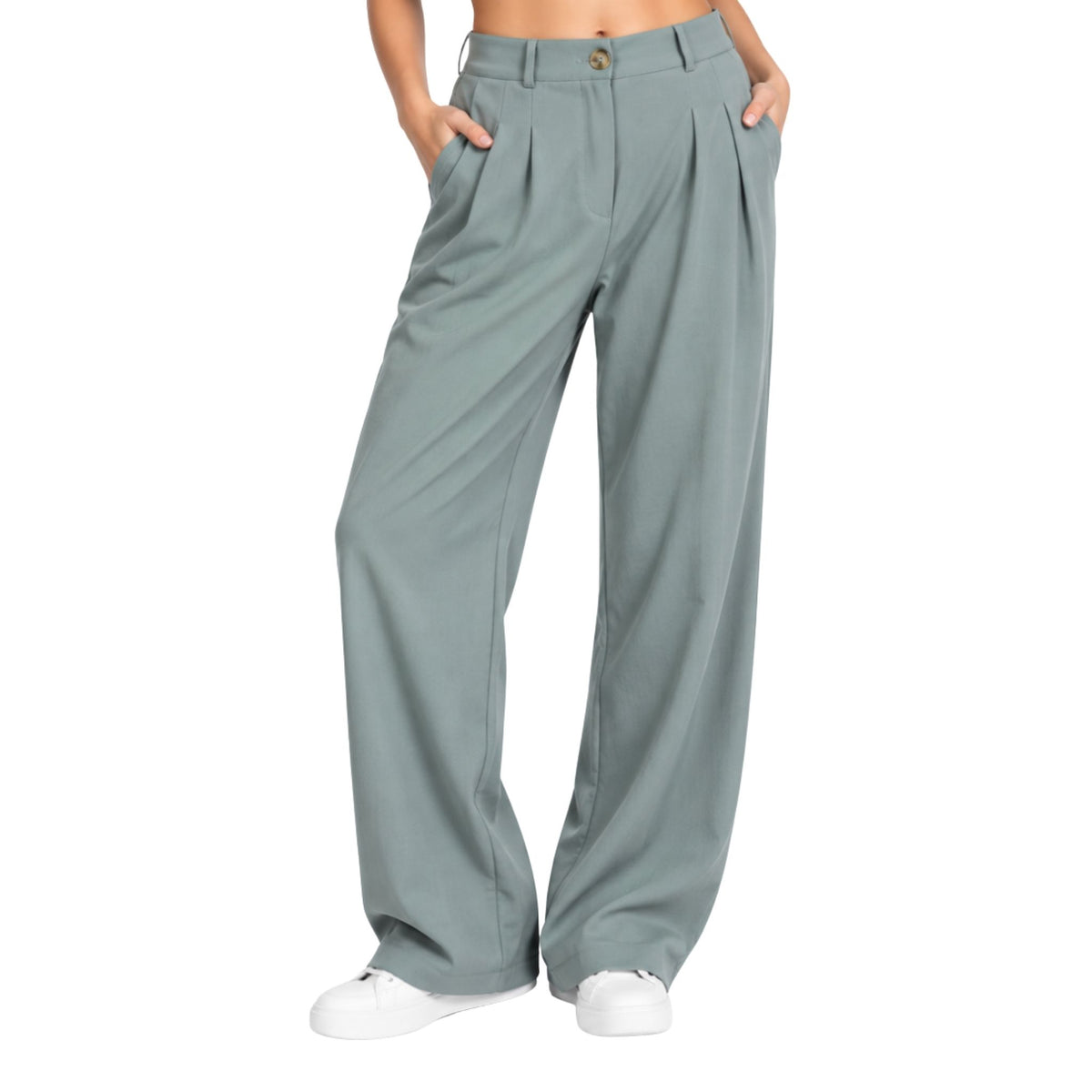 Anna oversized pantalon grijs