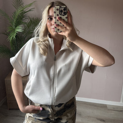 Eva gilet beige