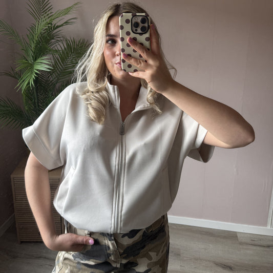 Eva gilet beige