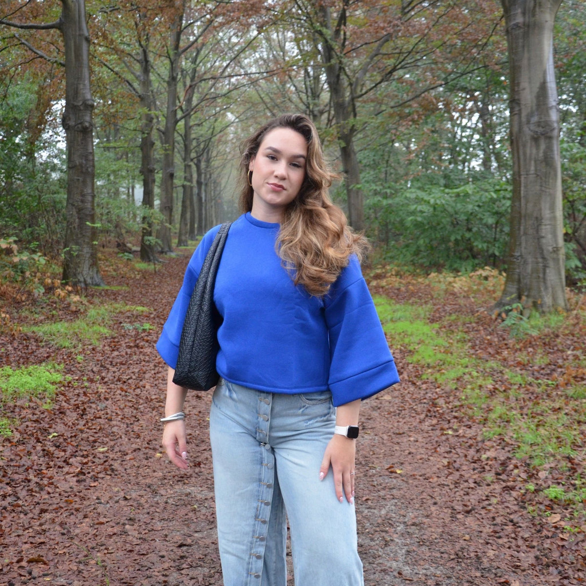 Ava sweater blauw