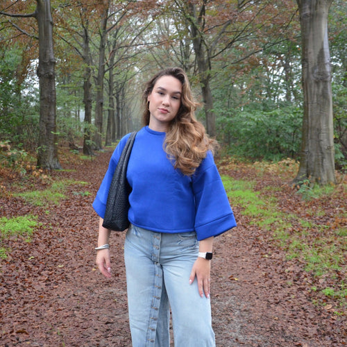 Ava sweater blauw
