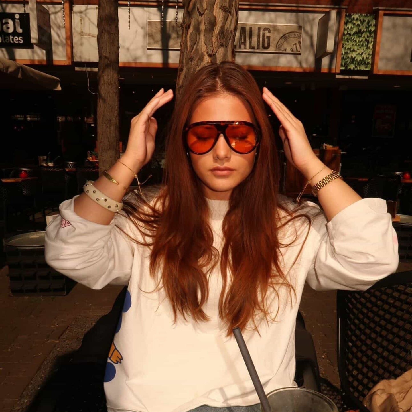 Fien sunny oranje