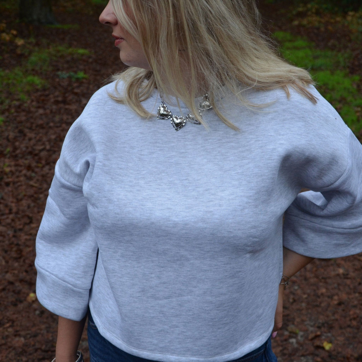 Ava sweater grijs