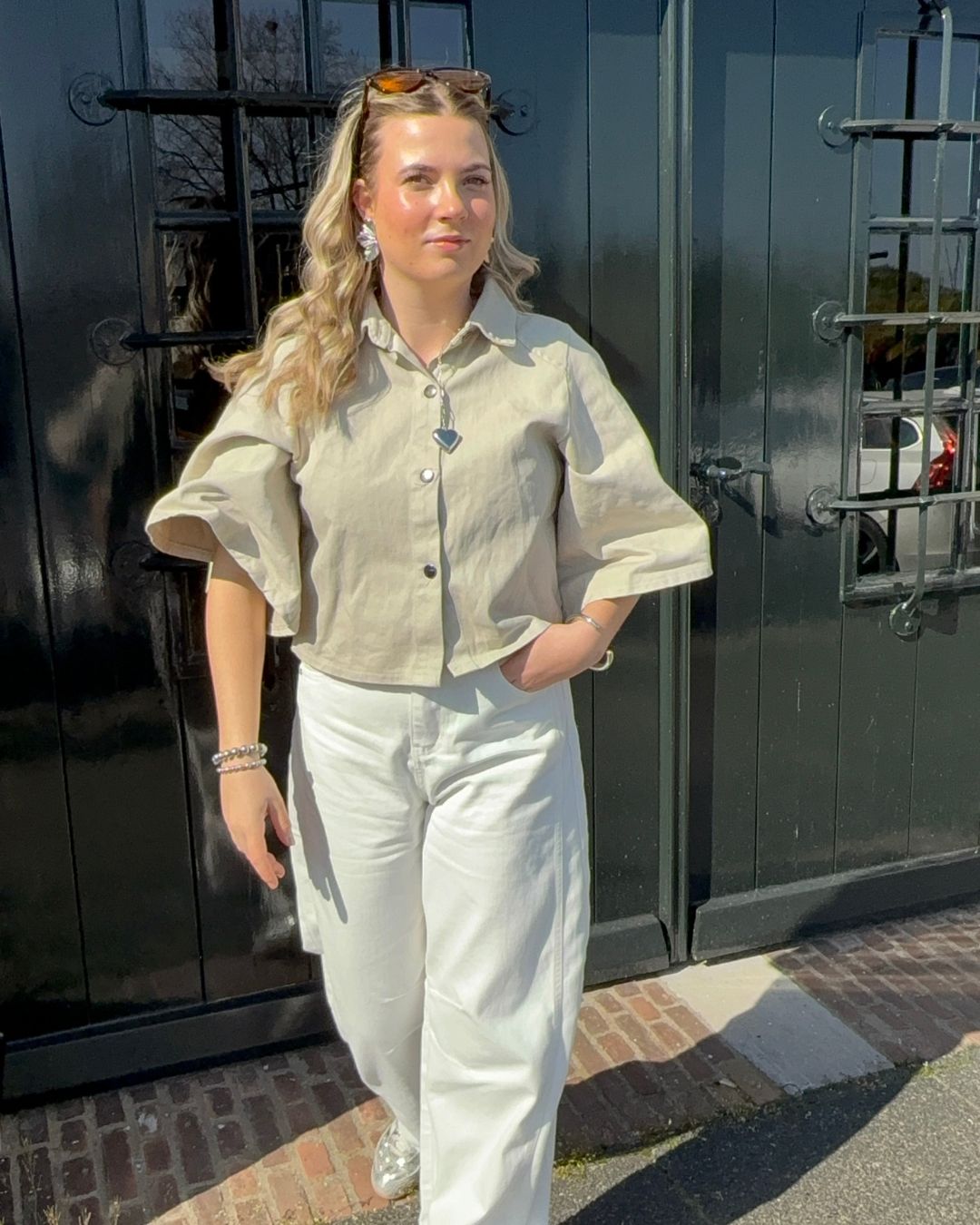 Fenna top beige