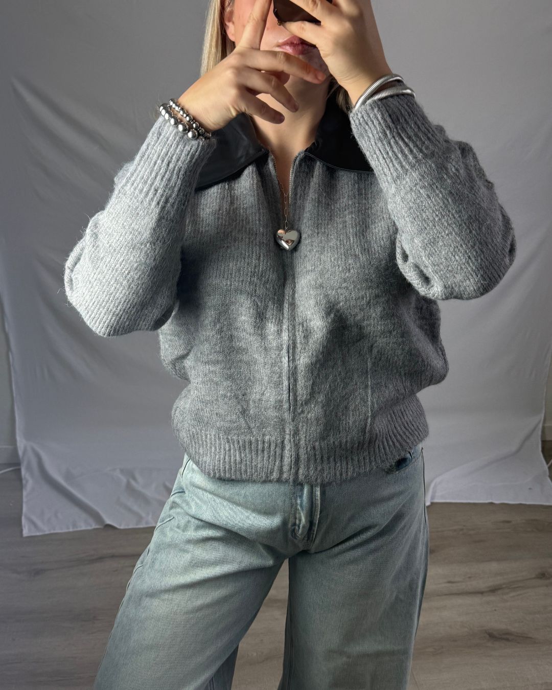 Liv sweater grijs