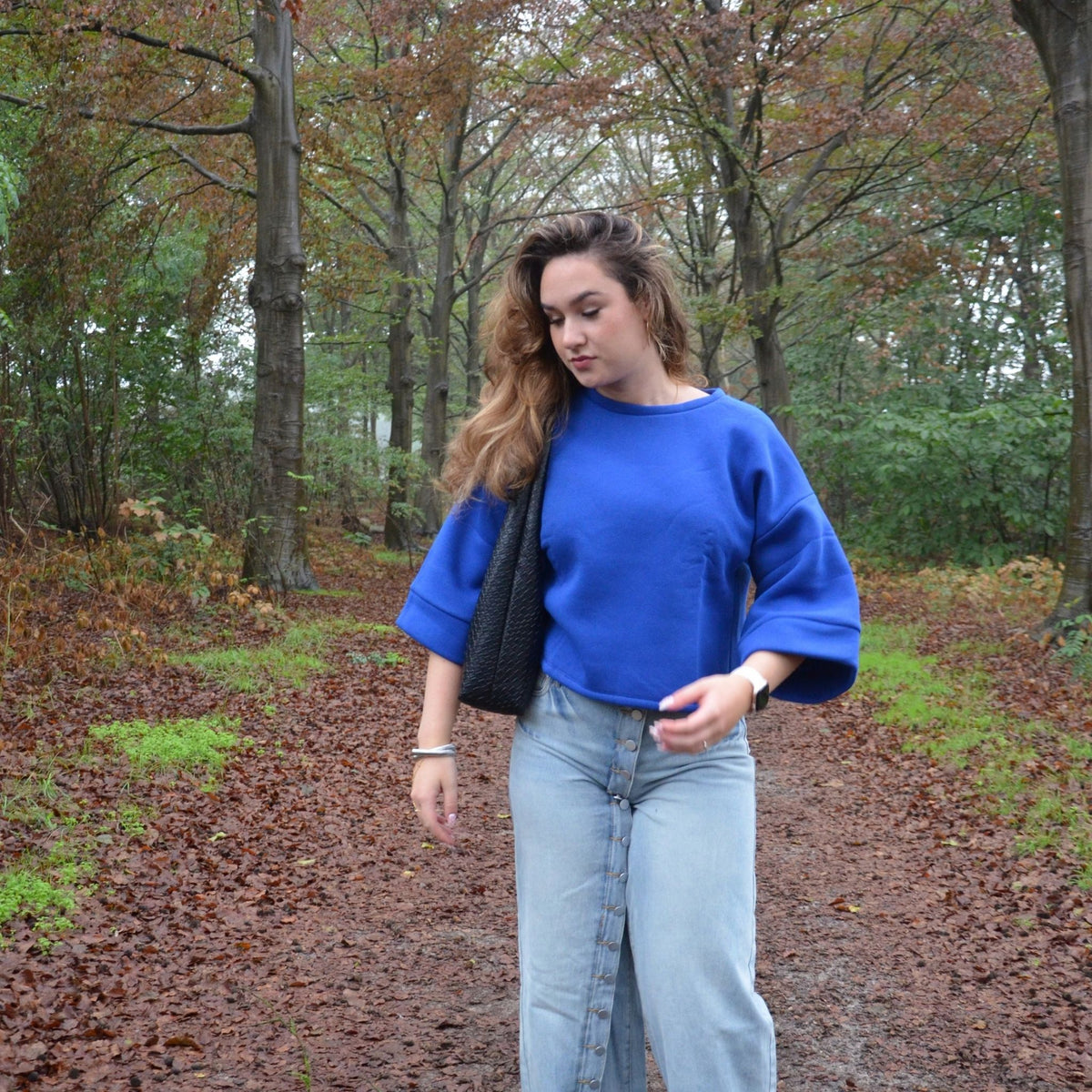Ava sweater blauw