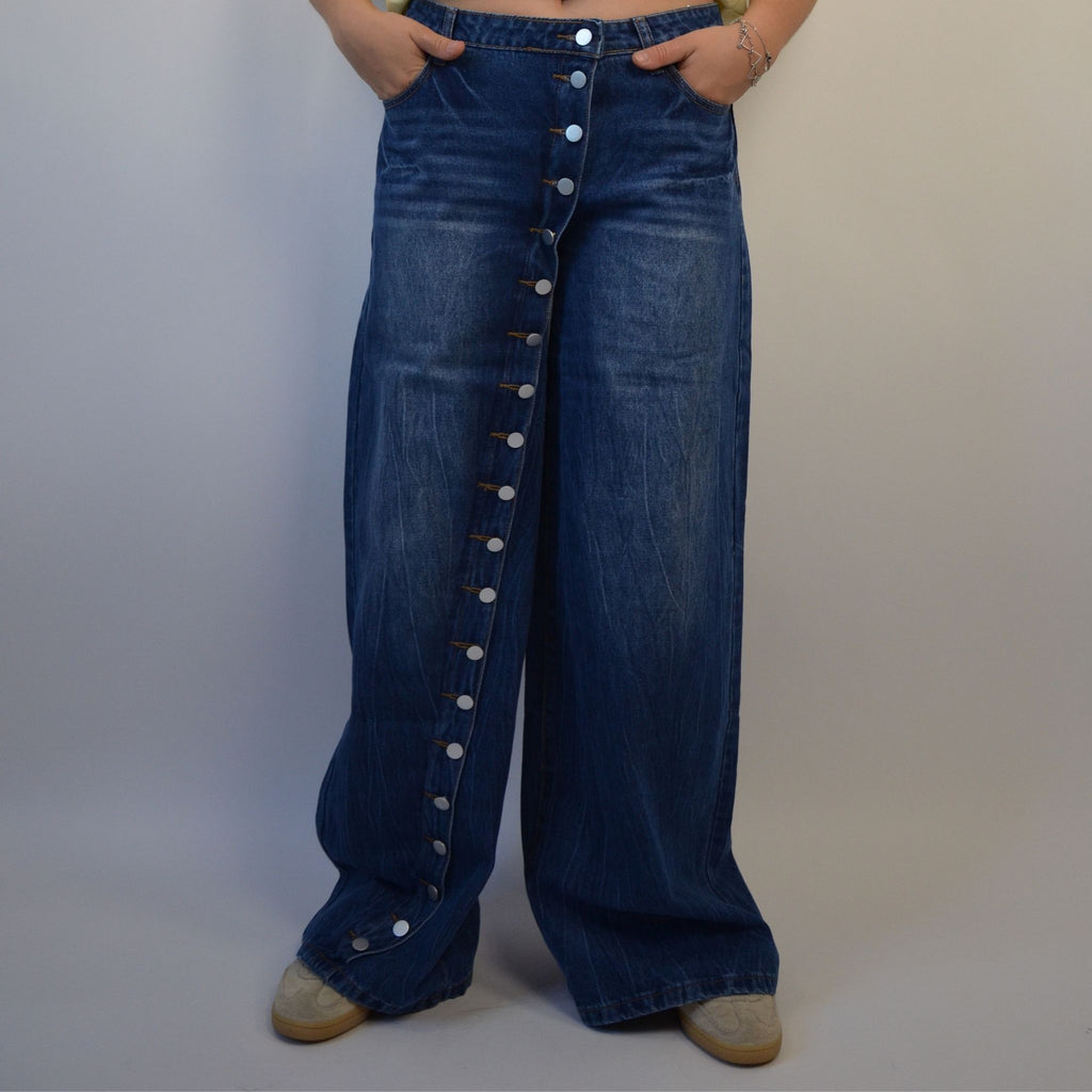 Bella button jeans dark
