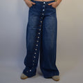 Bella button jeans dark
