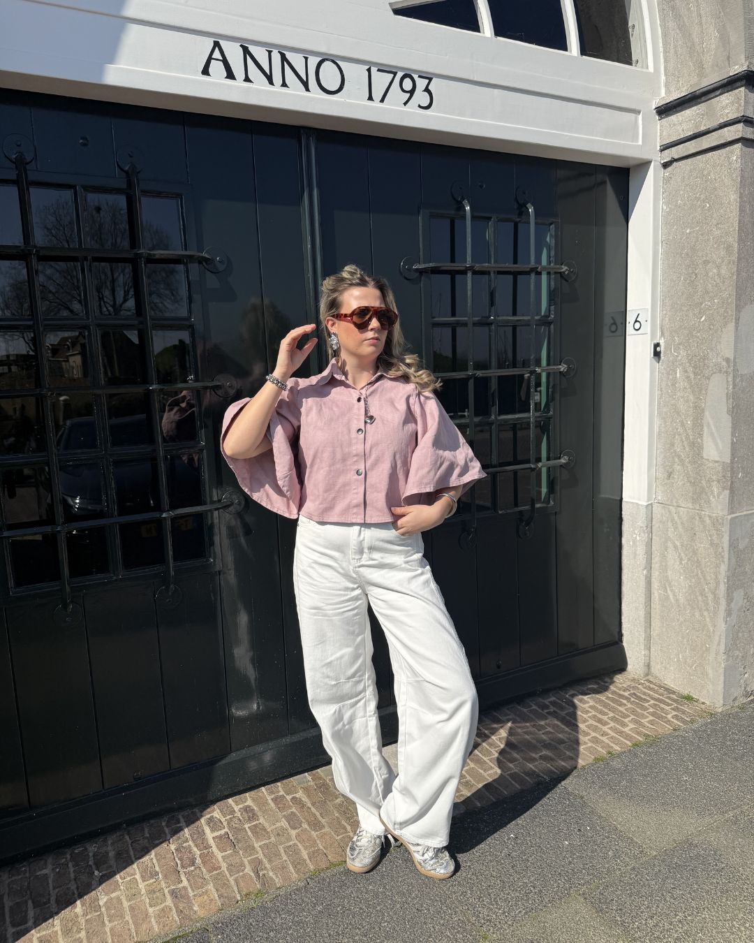 Fenna top roze