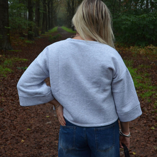 Ava sweater grijs