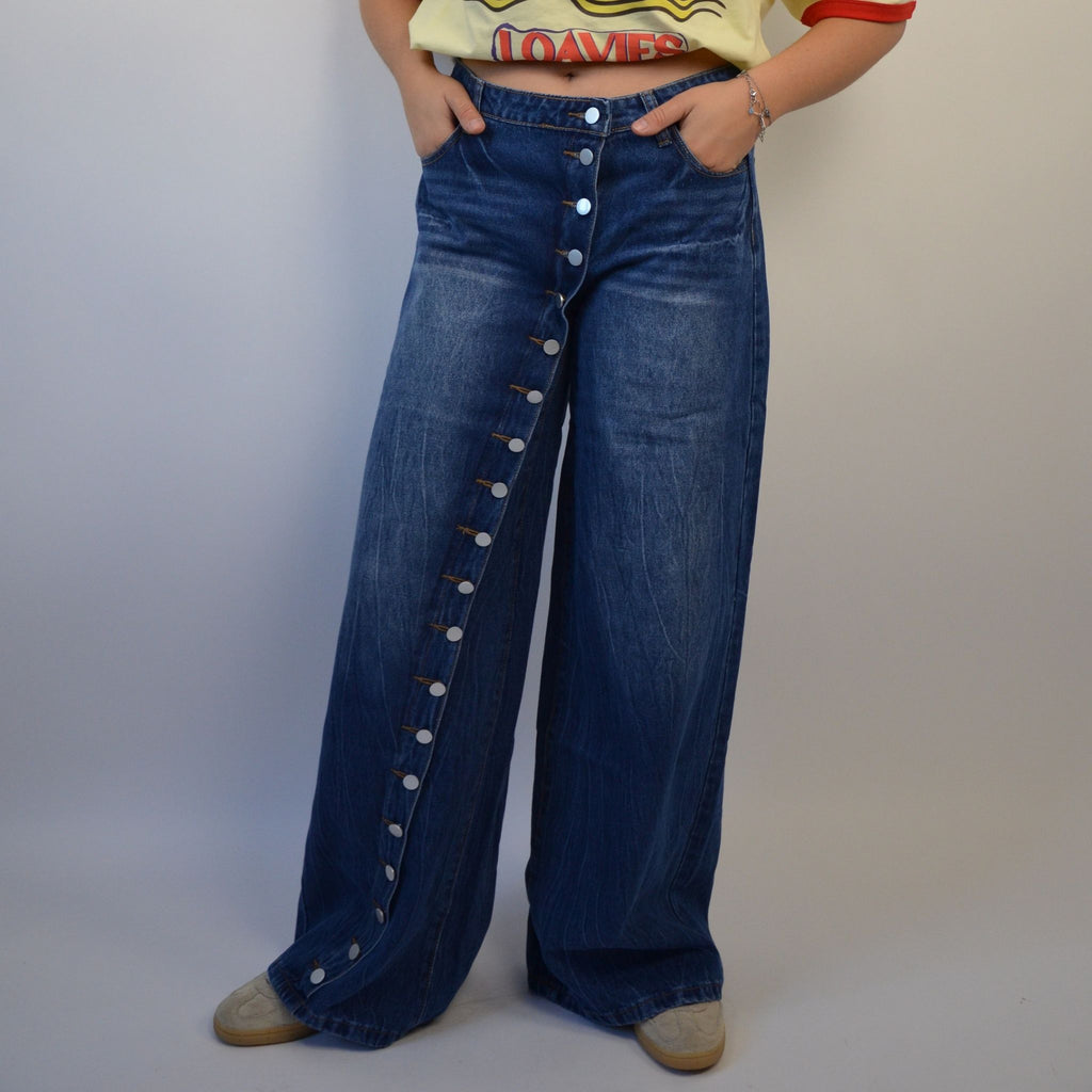 Bella button jeans dark