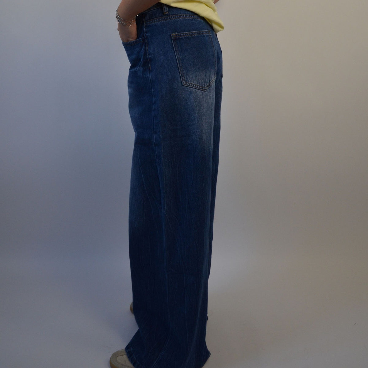 Bella button jeans dark