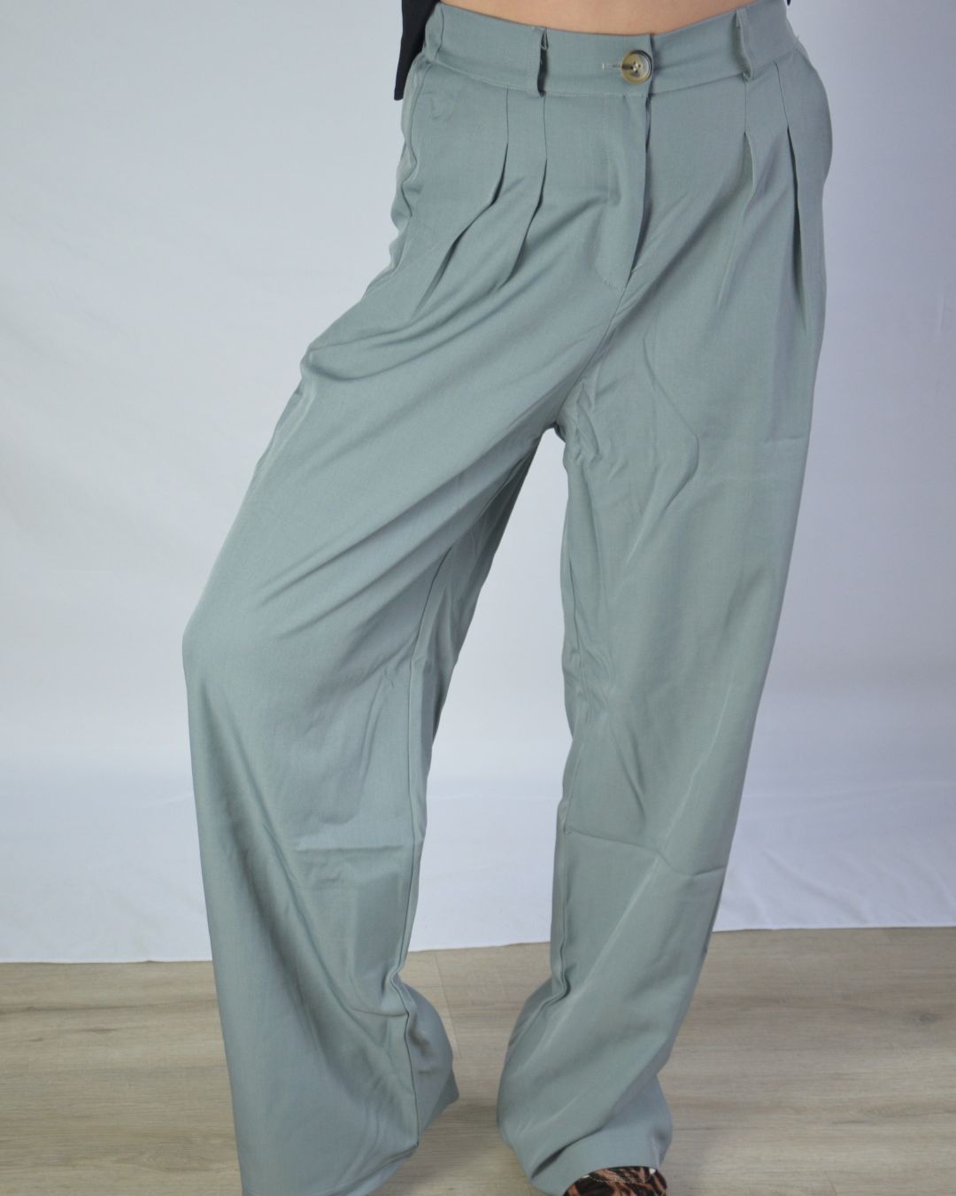 Anna oversized pantalon grijs
