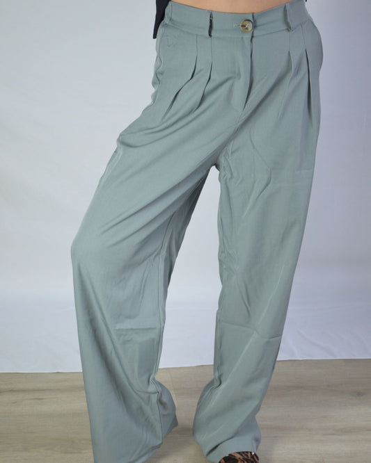 Anna oversized pantalon grijs
