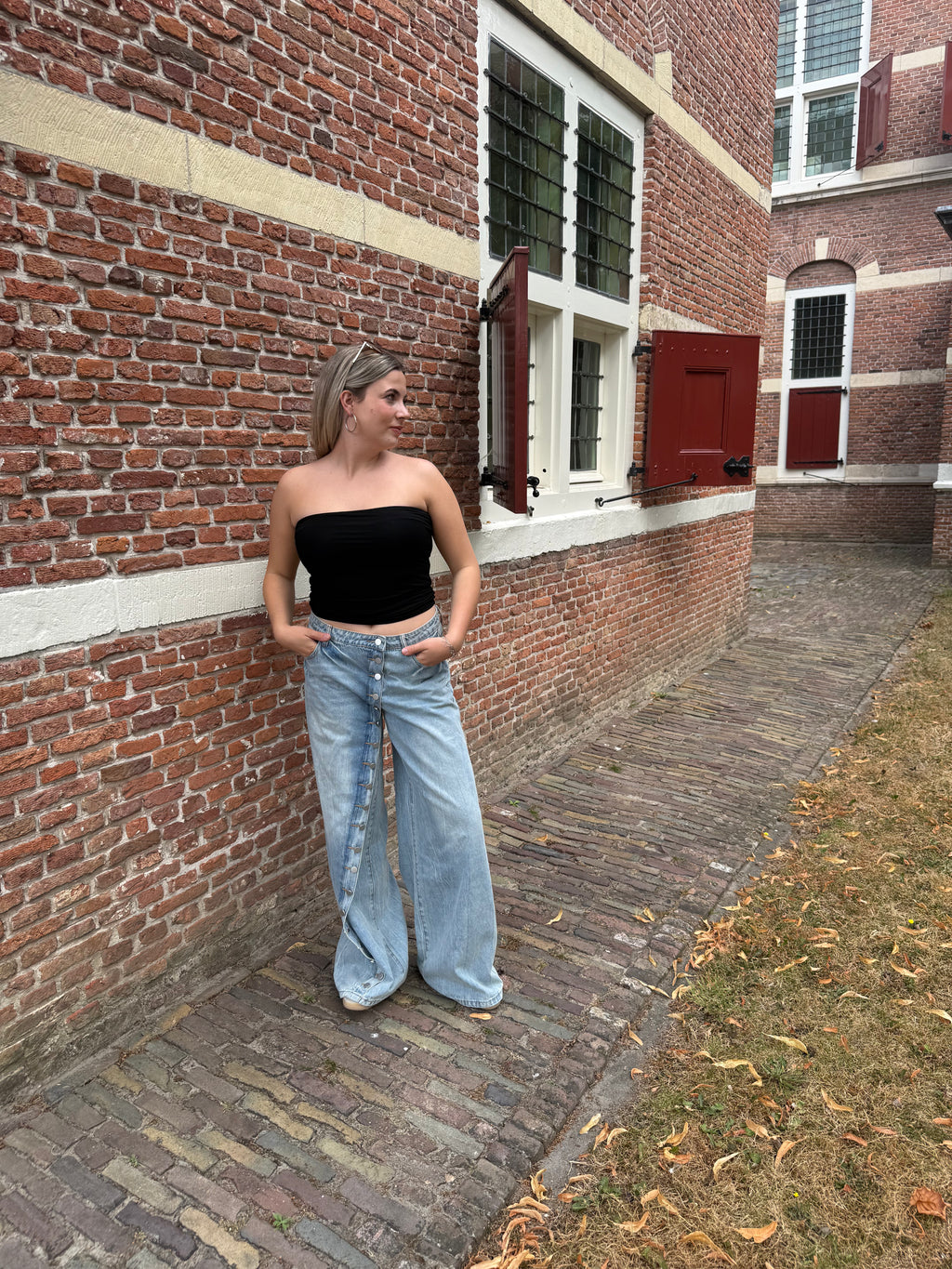 Noè Bandeau top zwart