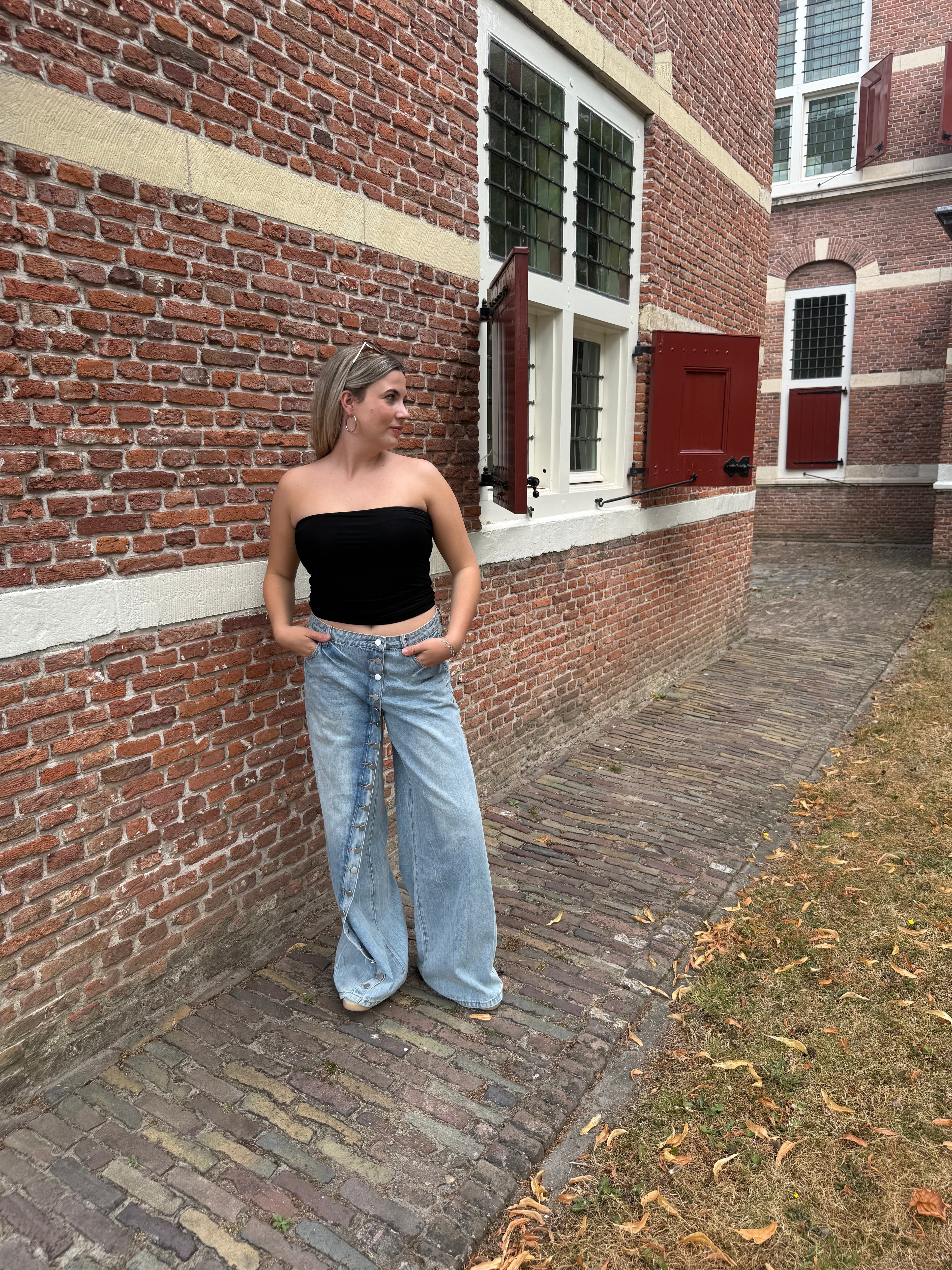 Noè Bandeau top zwart