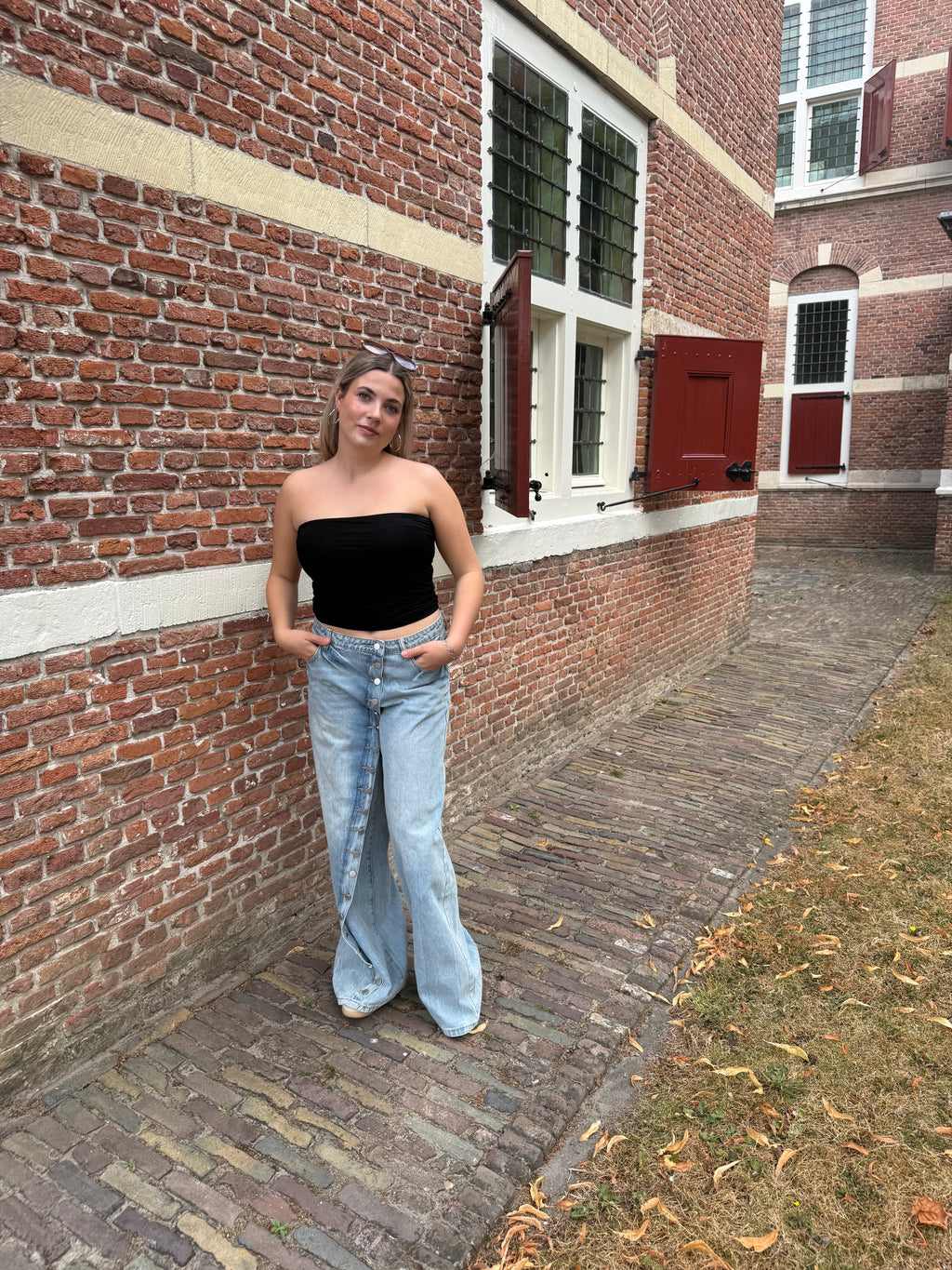 Noè Bandeau top zwart