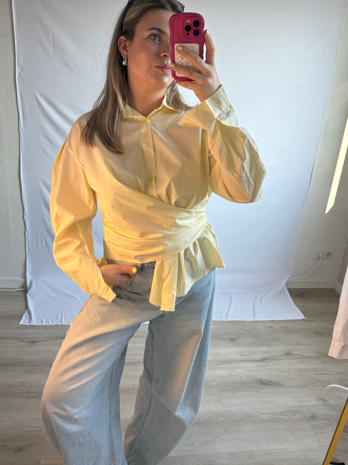 Bo blouse geel