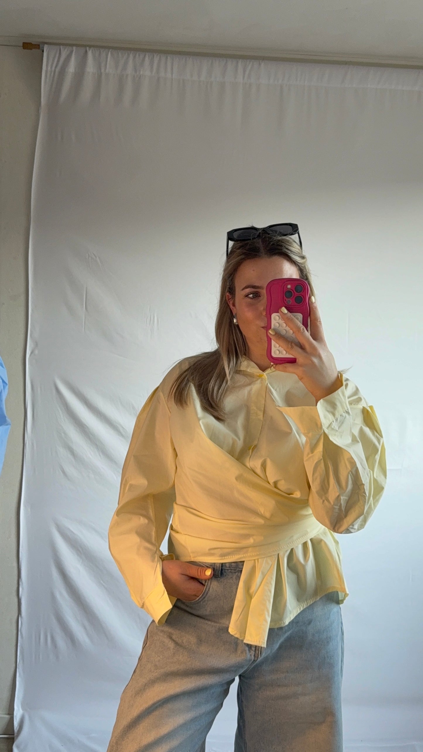 Bo blouse geel