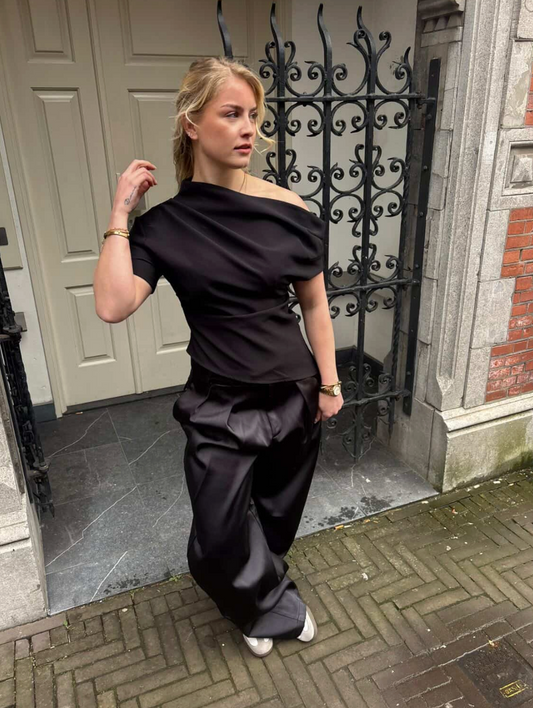 Tess top zwart