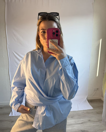 Bo blouse blauw