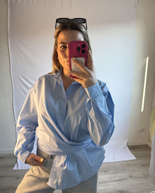 Bo blouse blauw