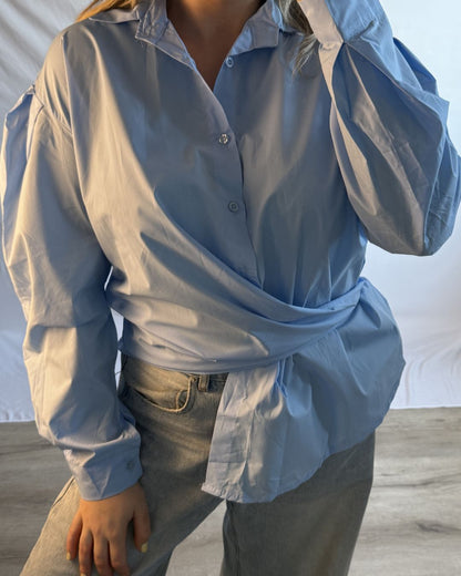 Bo blouse blauw